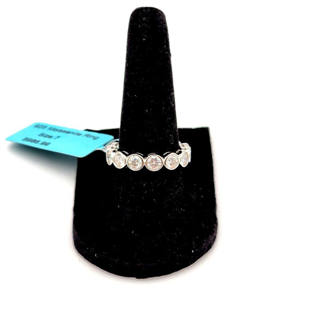 NEW Moissanite 3.09 CTW Wedding Band or Anniversary Ring 925